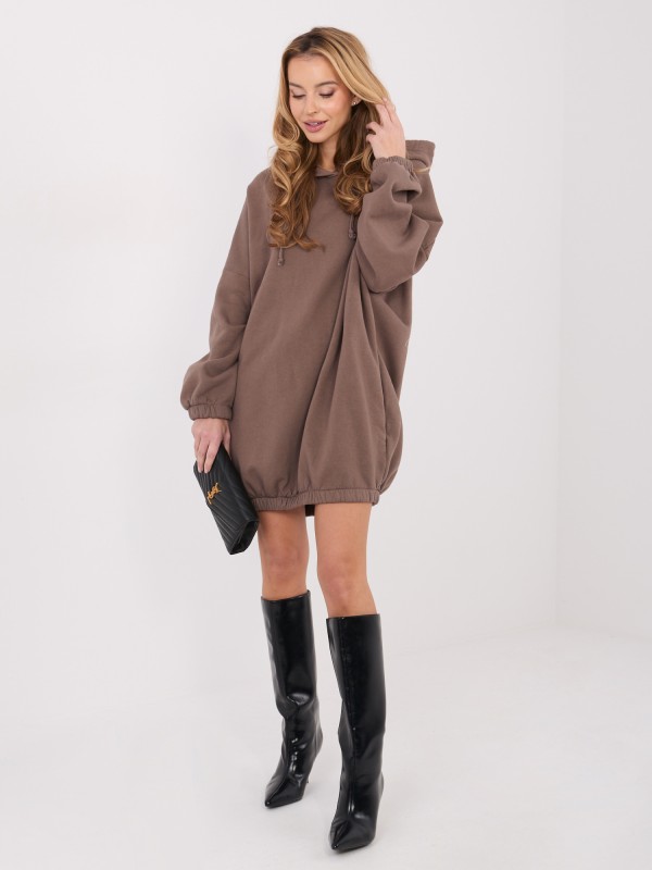 Džemperis-WT-BL-A1461.70-tamsiai smėlio spalvos