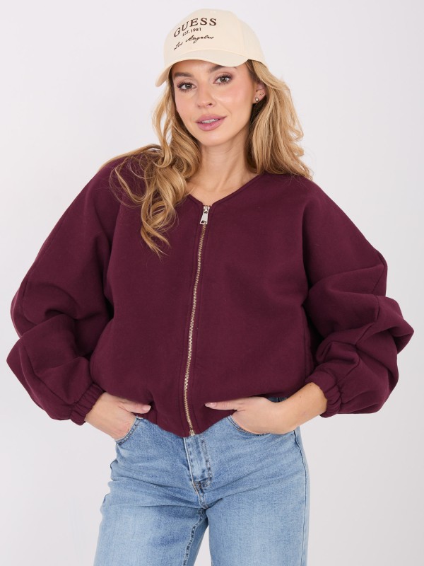 Megztinis-WT-BL-A1455.87-bordo spalvos