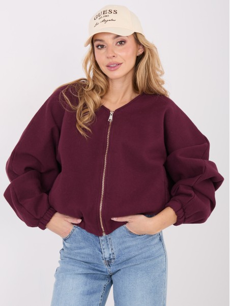 Megztinis-WT-BL-A1455.87-bordo spalvos