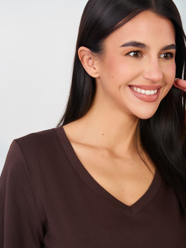 Marškinėliai-RV-TS-A1095.33-tamsiai rudi