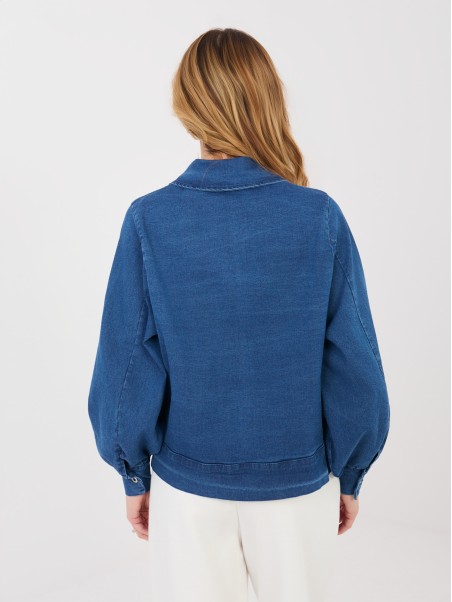 Švarkas-IT-KR-FL10071.09P-tamsiai mėlyna