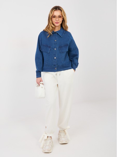 Švarkas-IT-KR-FL10071.09P-tamsiai mėlyna