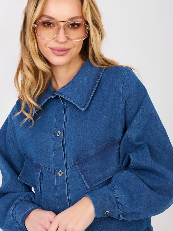 Švarkas-IT-KR-FL10071.09P-tamsiai mėlyna