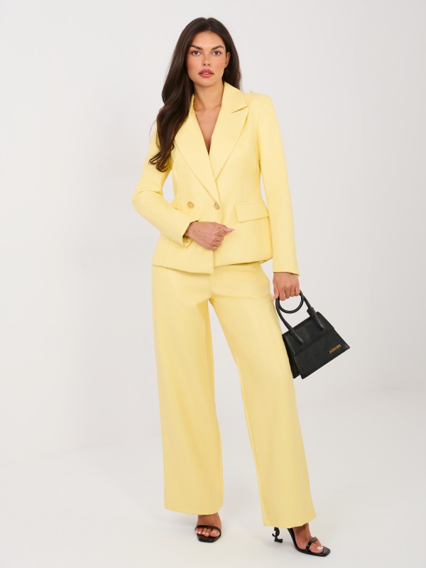 Kelnės-IT-SP-FL10013.87-šviesiai geltonos 2