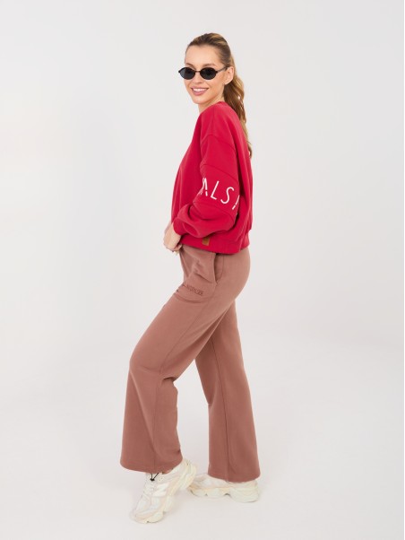 Sportinės kelnės-NS-DR-NS26101.12-rudos