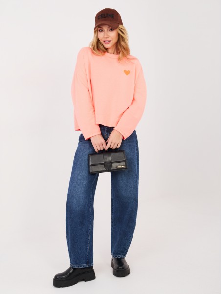 Džemperis-MJ-BL-Q2101.84-fluoro oranžinis