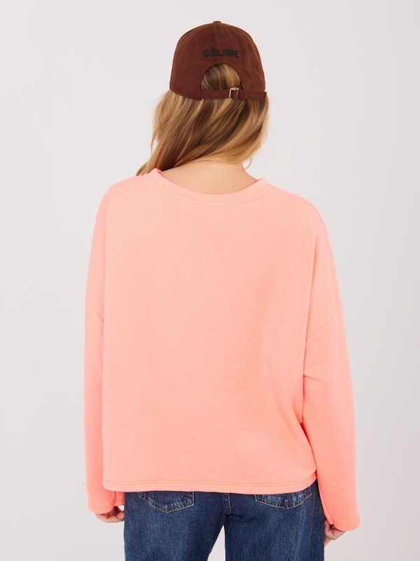 Džemperis-MJ-BL-Q2101.84-fluoro oranžinis