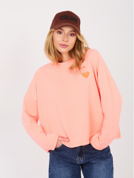 Džemperis-MJ-BL-Q2101.84-fluoro oranžinis