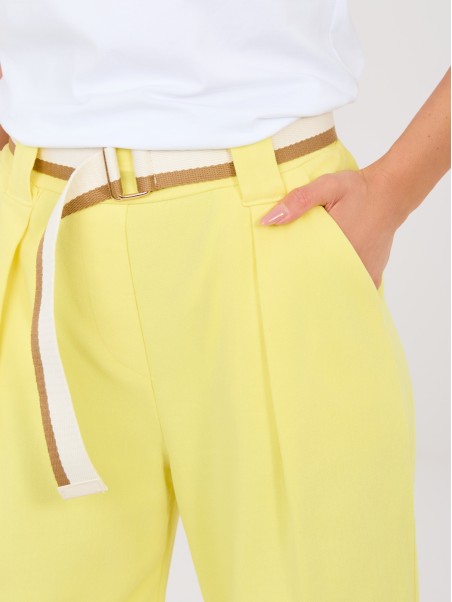 Kelnės-IT-SP-FL9929-1.74-šviesiai geltonos