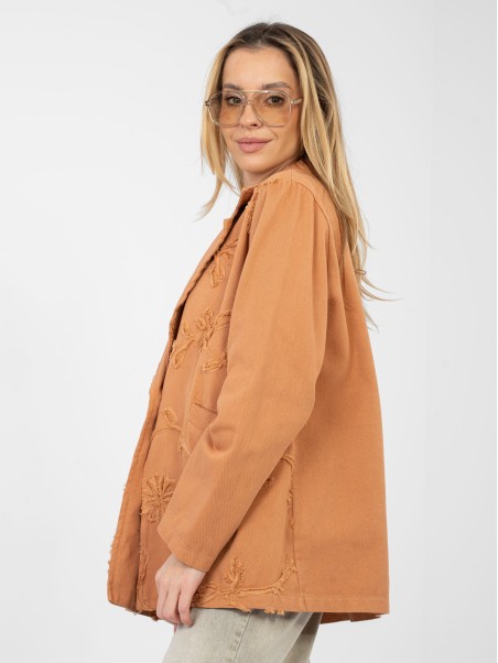 Švarkas-IT-MA-FL9992.97-tamsiai oranžinė