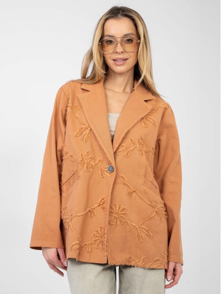 Švarkas-IT-MA-FL9992.97-tamsiai oranžinė