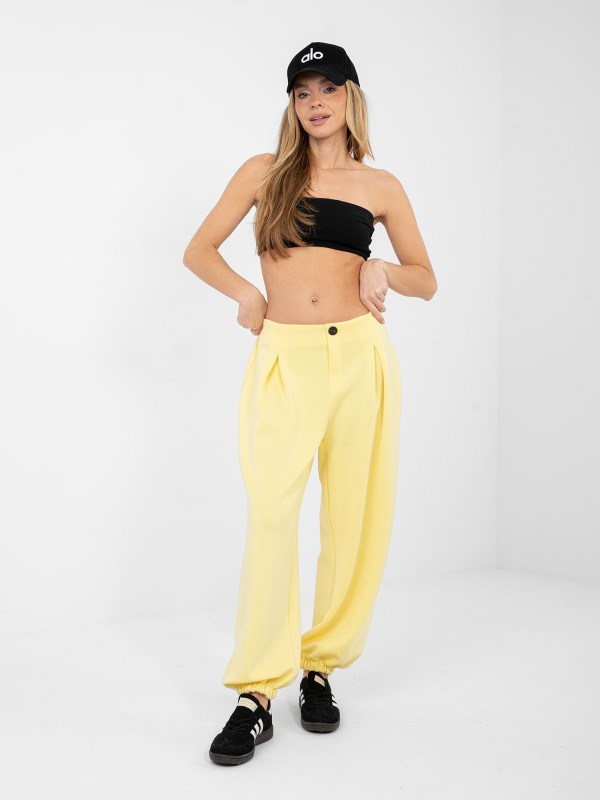 Kelnės-IT-SP-9995.12P-šviesiai geltonos