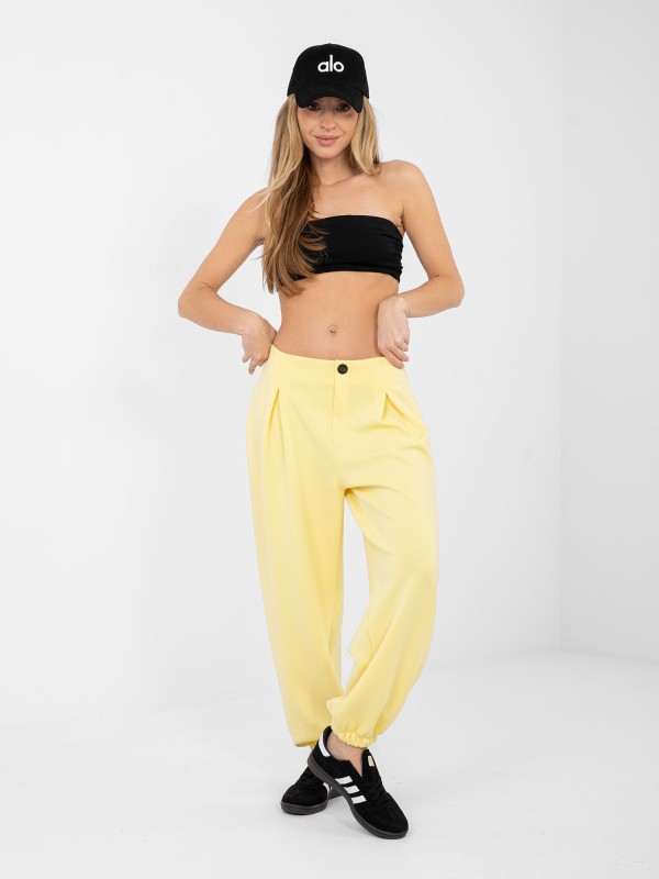 Kelnės-IT-SP-9995.12P-šviesiai geltonos