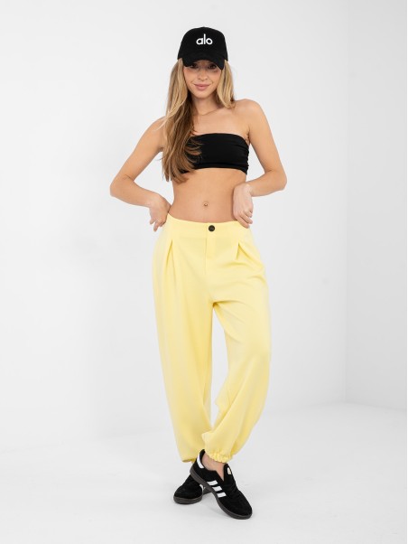 Kelnės-IT-SP-9995.12P-šviesiai geltonos