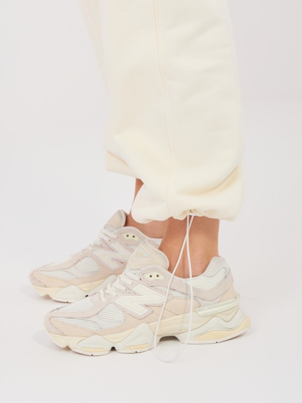 Sportinės kelnės-NS-DR-NS26101.12-ecru