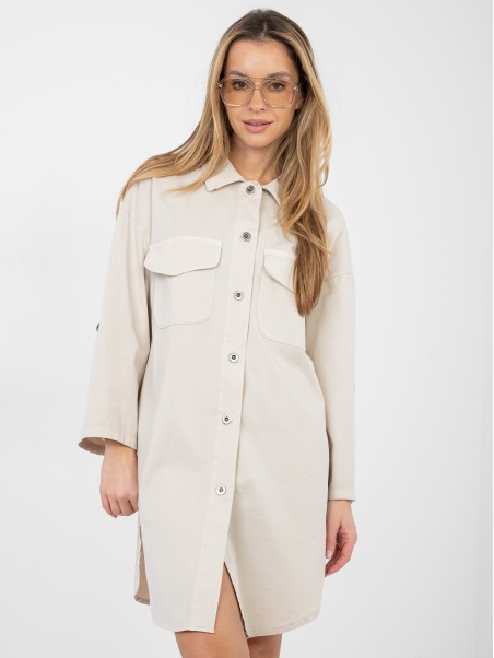 Suknelė-IT-SK-FL6071.70-smėlinė