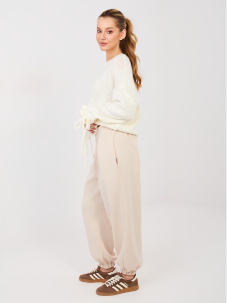 Kelnės-IT-SP-9995.16P-šviesiai smėlio spalvos