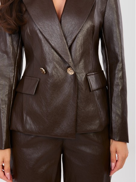 Švarkas-IT-MA-FL10092.15-tamsiai ruda