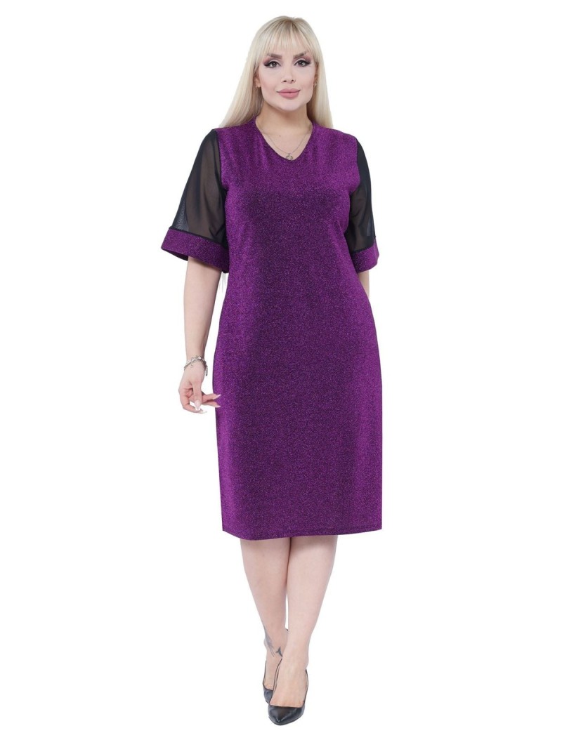 Elegantiška violetinė suknelė ❤️ Suknelės apkūnioms