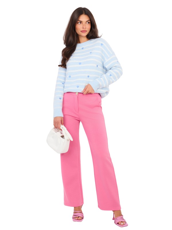 Kelnės-IT-SP-22209.15-tamsiai rožinės