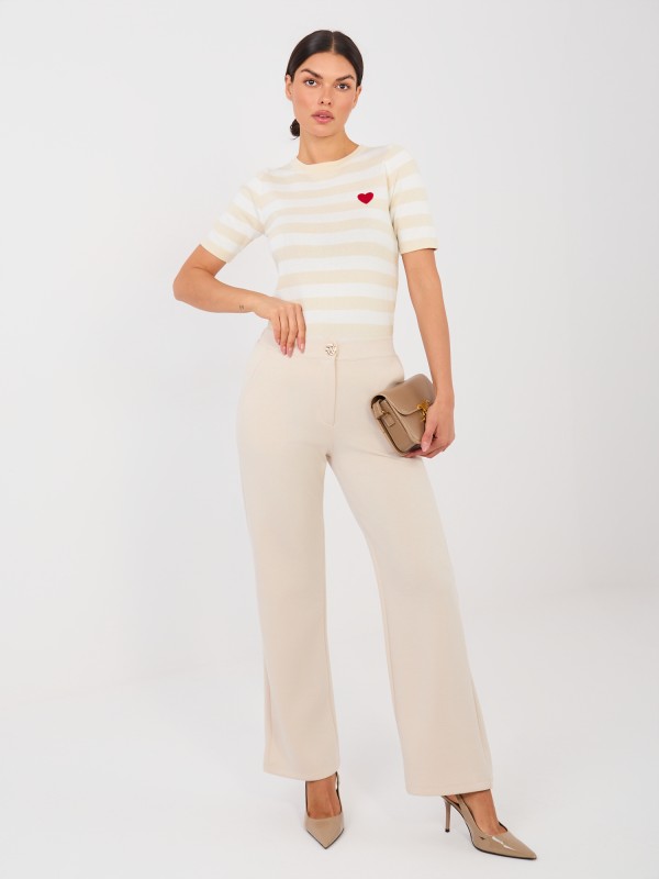 Kelnės-IT-SP-22209.15-šviesiai smėlio spalvos