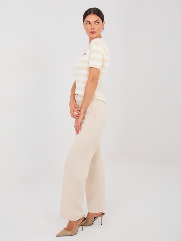 Kelnės-IT-SP-22209.15-šviesiai smėlio spalvos