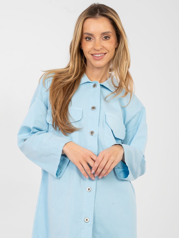 Suknelė-IT-SK-FL6071.70-šviesiai mėlyna