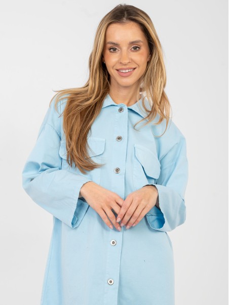 Suknelė-IT-SK-FL6071.70-šviesiai mėlyna