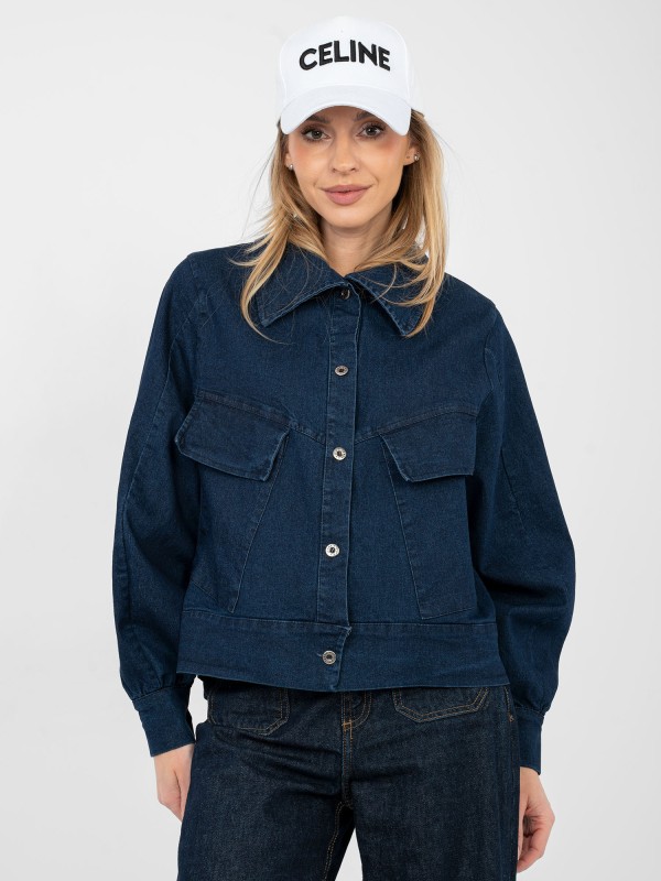 Švarkas-IT-KR-FL10071.09P-tamsiai mėlyna