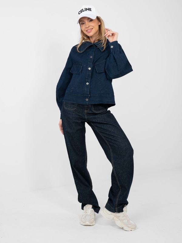 Švarkas-IT-KR-FL10071.09P-tamsiai mėlyna