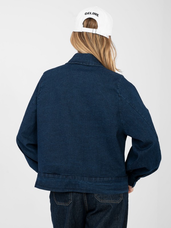 Švarkas-IT-KR-FL10071.09P-tamsiai mėlyna