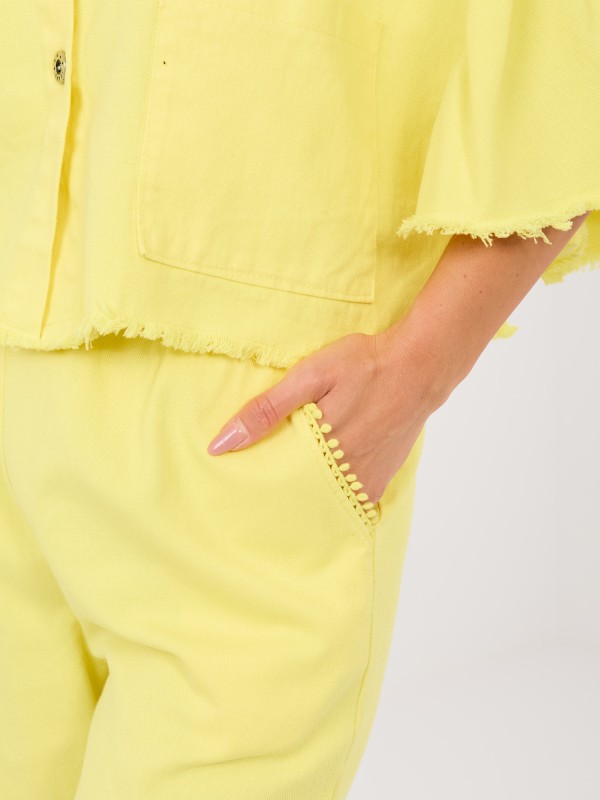 Kelnės-IT-SP-FL9997.76-šviesiai geltonos 2