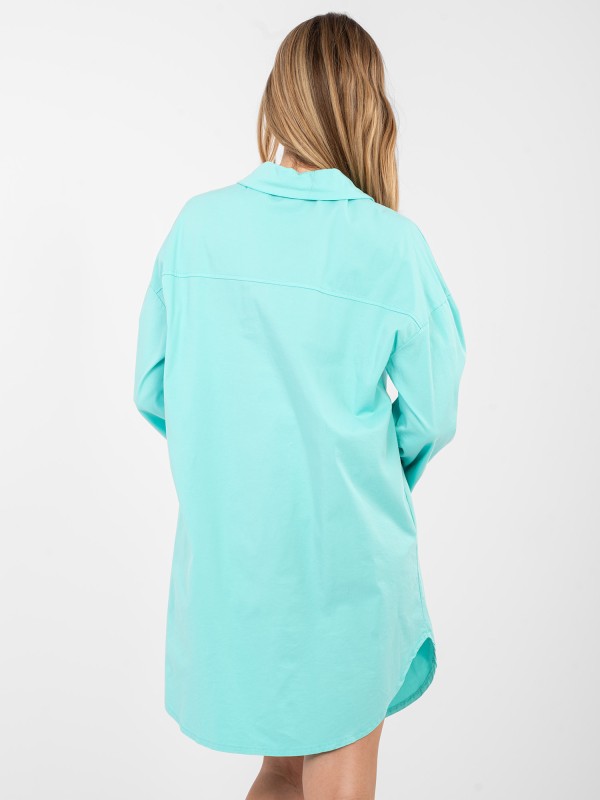 Suknelė-IT-SK-FL6071.70-turkio spalvos