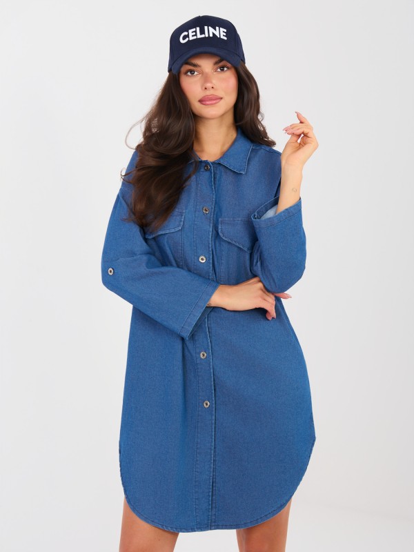 Suknelė-IT-SK-L6071.93-mėlyna