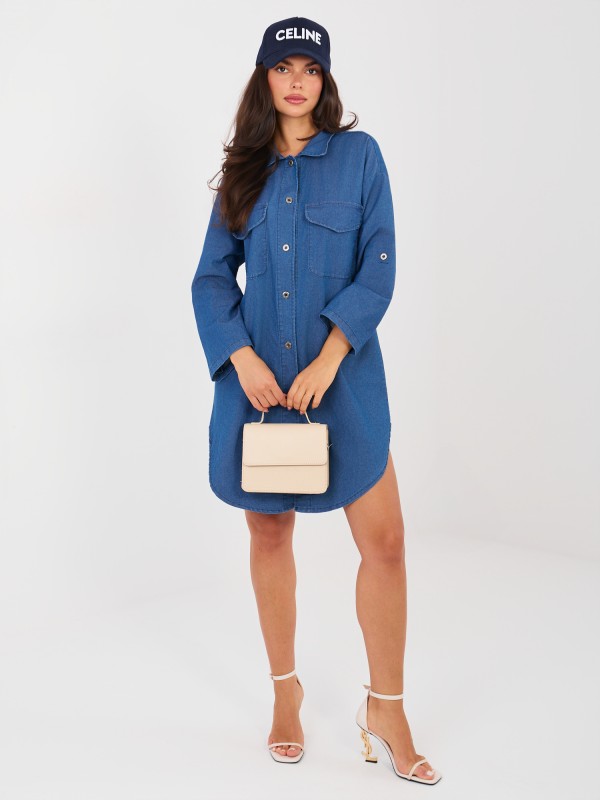 Suknelė-IT-SK-L6071.93-mėlyna