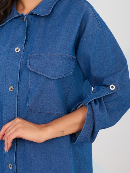 Suknelė-IT-SK-L6071.93-mėlyna