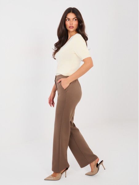 Kelnės-IT-SP-22209.15-tamsiai smėlio spalvos