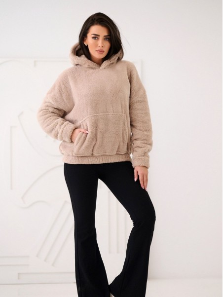 Džemperis-CS-BL-BT1029.97P-šviesiai smėlio spalvos