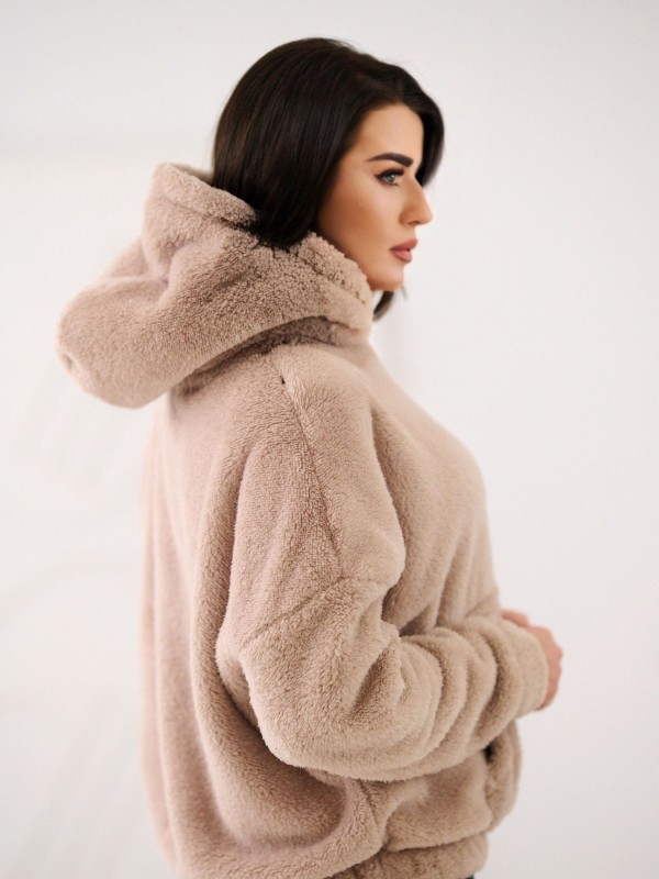 Džemperis-CS-BL-BT1029.97P-šviesiai smėlio spalvos