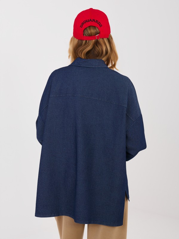 Marškinėliai-IT-KS-FL9968.28-tamsiai mėlyni