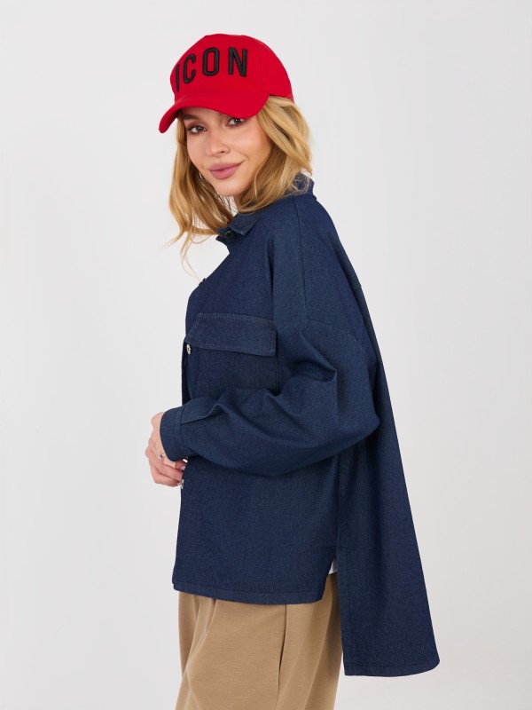 Marškinėliai-IT-KS-FL9968.28-tamsiai mėlyni 2