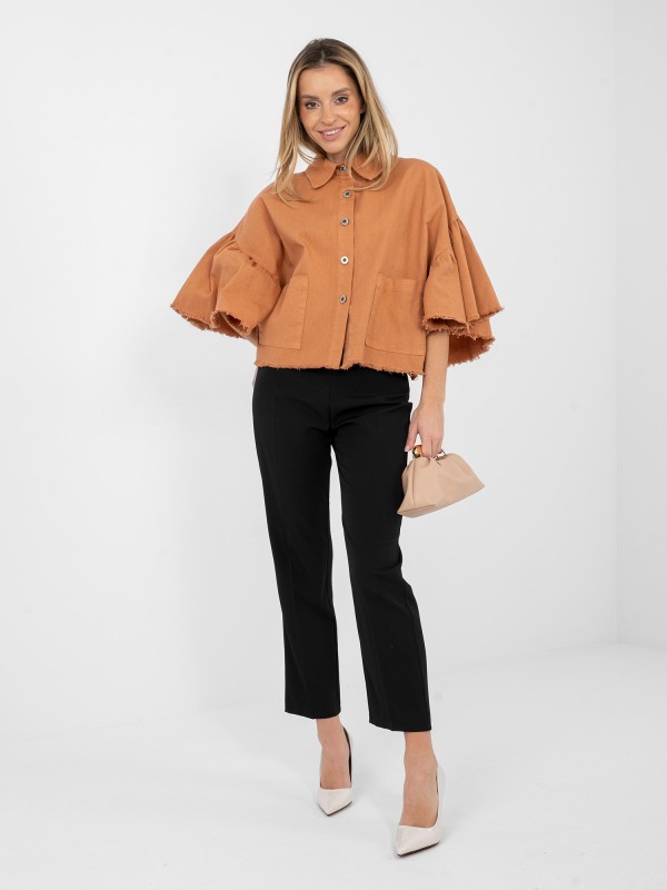 Švarkas-IT-KR-FL9998.85-tamsiai oranžinė