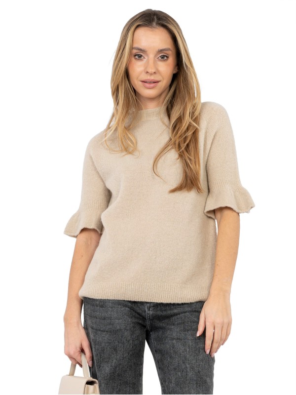 Megztinis-MI-SW-1901.66-smėlinės spalvos