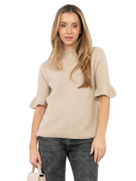 Megztinis-MI-SW-1901.66-smėlinės spalvos