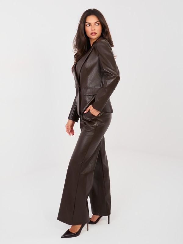 Kelnės-IT-SP-FL10013.87-tamsiai rudos