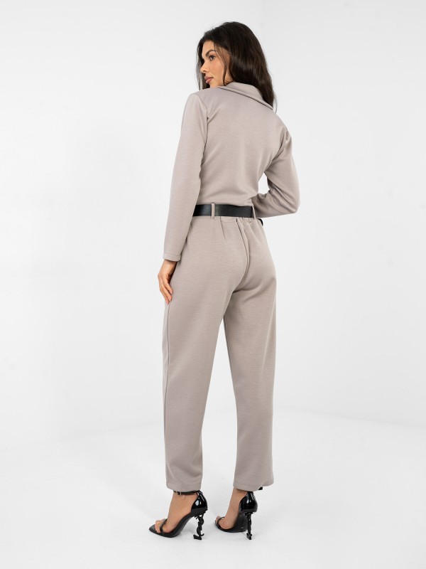 Kelnės-IT-SP-10006.76-tamsiai smėlio spalvos