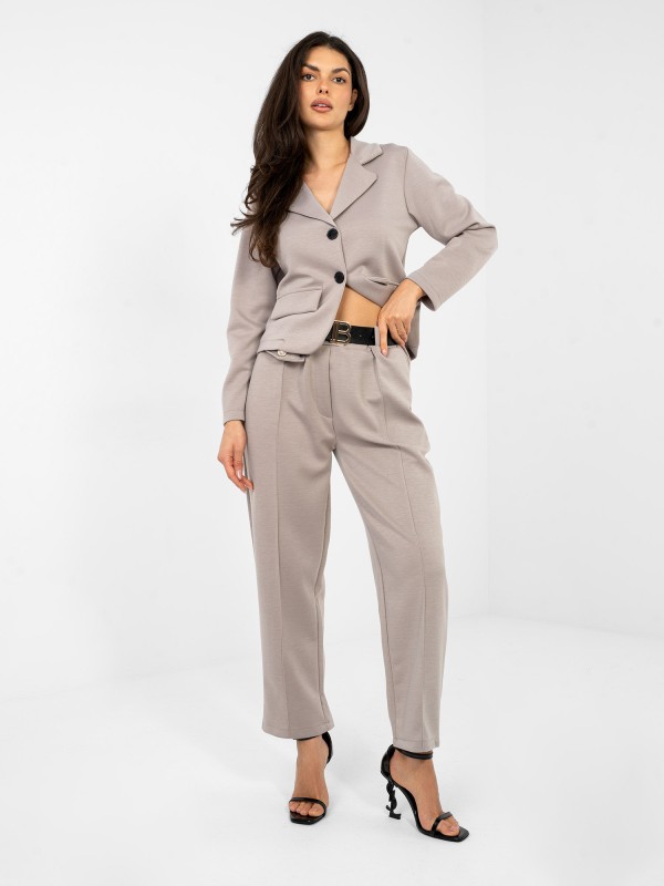 Kelnės-IT-SP-10006.76-tamsiai smėlio spalvos