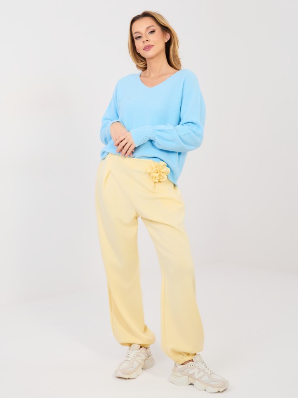 Kelnės-IT-SP-22197.61-šviesiai geltonos