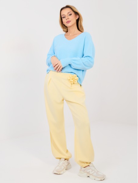 Kelnės-IT-SP-22197.61-šviesiai geltonos