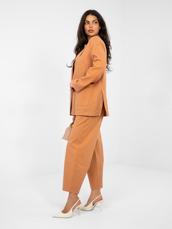 Kelnės-IT-SP-FL10125.78-tamsiai oranžinės